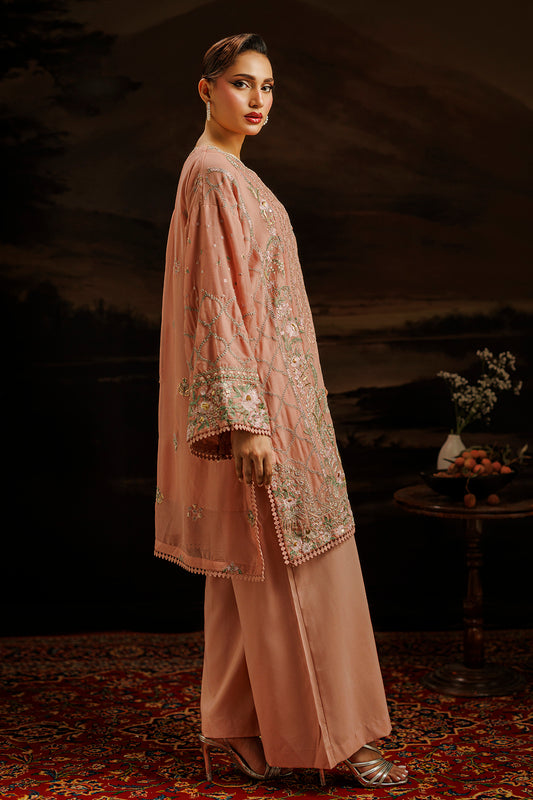 Embroidered Kurta Dupatta Trouser - 0761