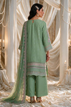 Embroidered Kurta Dupatta Trouser - 0763