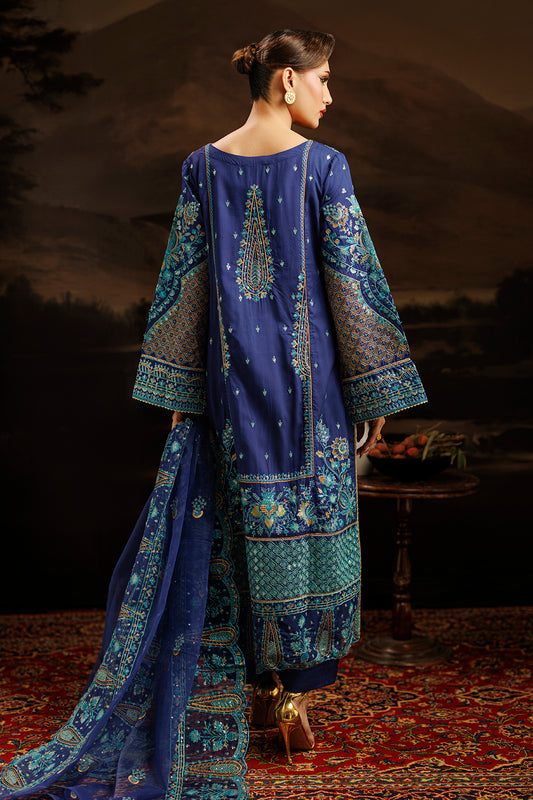 Embroidered Kurta Dupatta Trouser - 0764