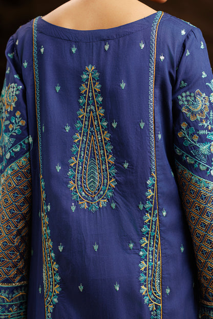 Embroidered Kurta Dupatta Trouser - 0764