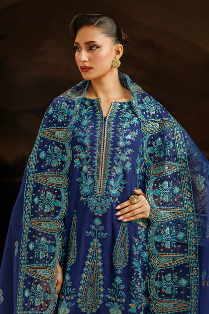 Embroidered Kurta Dupatta Trouser - 0764