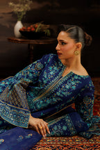 Embroidered Kurta Dupatta Trouser - 0764
