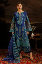 Embroidered Kurta Dupatta Trouser - 0764
