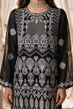 Embroidered Kurta Dupatta Trouser - 0766