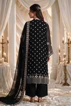 Embroidered Kurta Dupatta Trouser - 0766