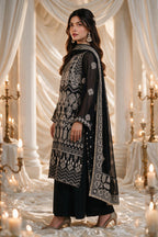 Embroidered Kurta Dupatta Trouser - 0766