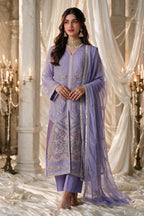 Embroidered Kurta Dupatta Trouser - 0767