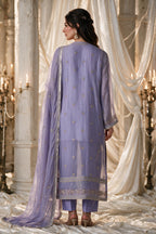 Embroidered Kurta Dupatta Trouser - 0767