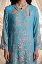 Embroidered Kurta Dupatta Trouser - 0769