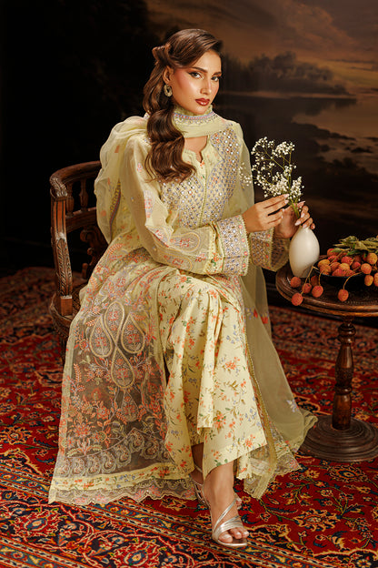 Embroidered Kurta Dupatta Trouser - 0770