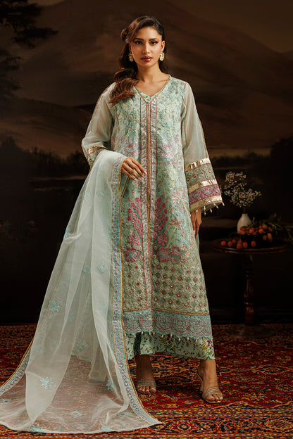 Embroidered Kurta Dupatta Trouser - 0771