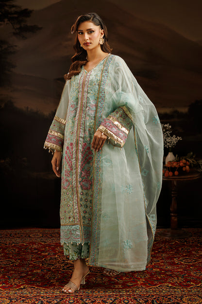 Embroidered Kurta Dupatta Trouser - 0771