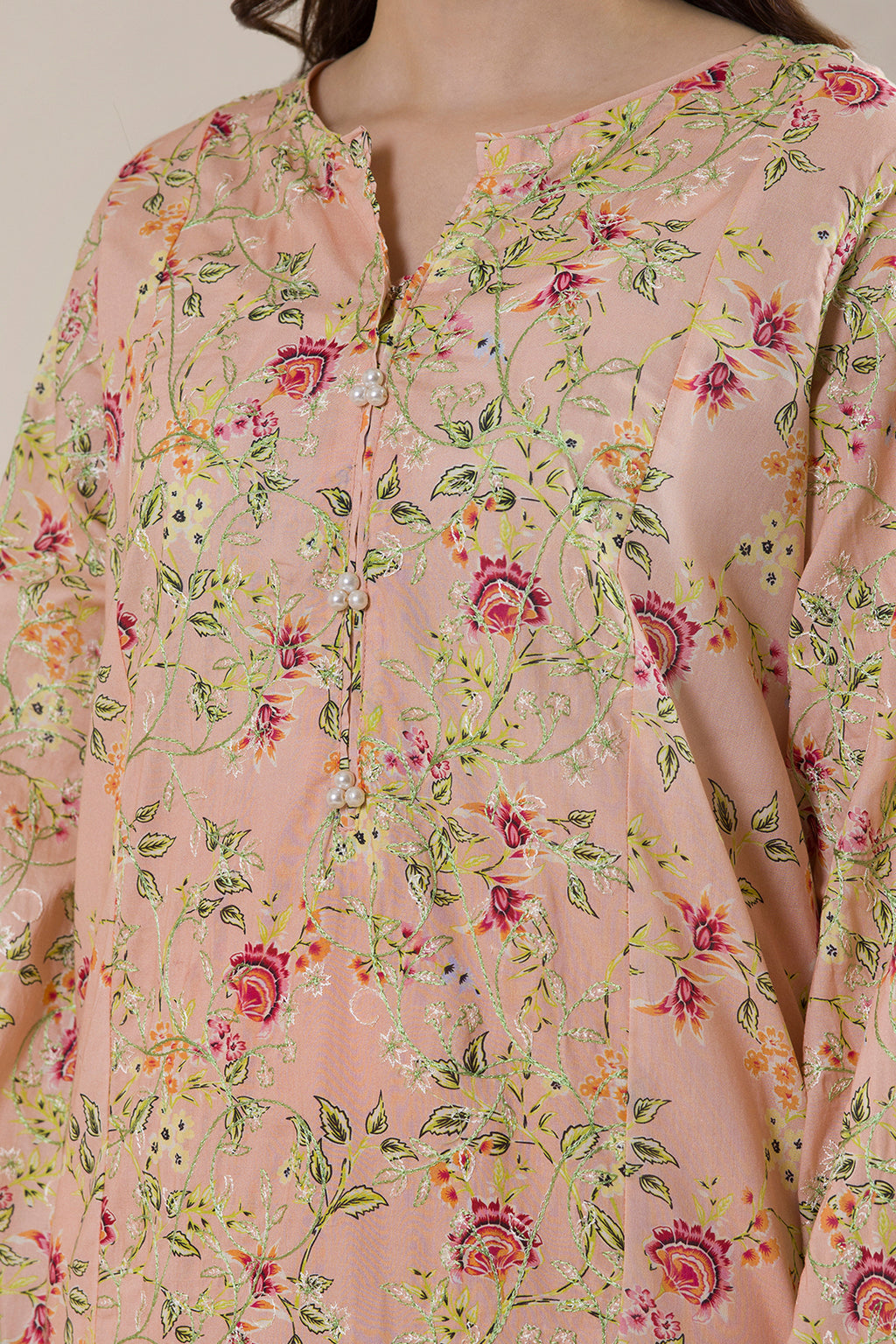 Embroidered Kurta Dupatta Trouser - 1992