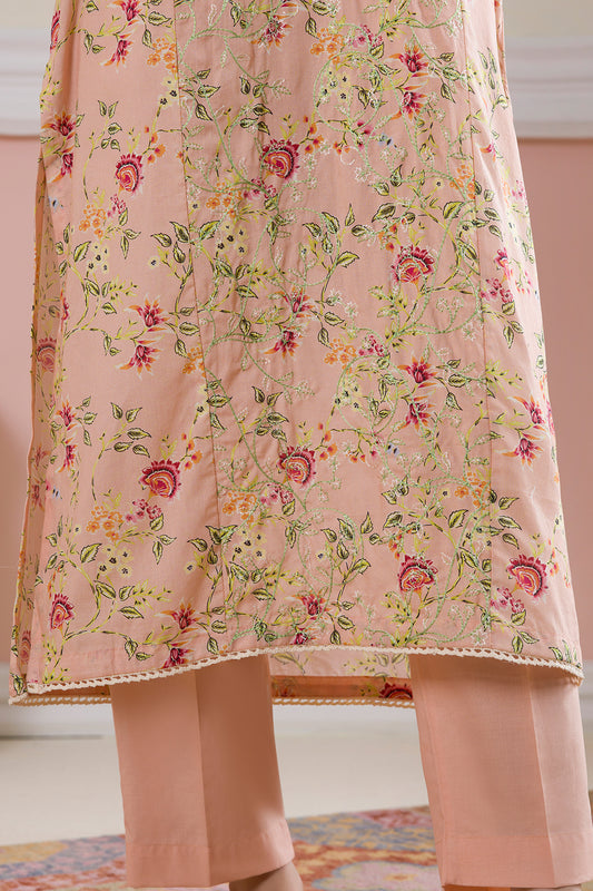 Embroidered Kurta Dupatta Trouser - 1992