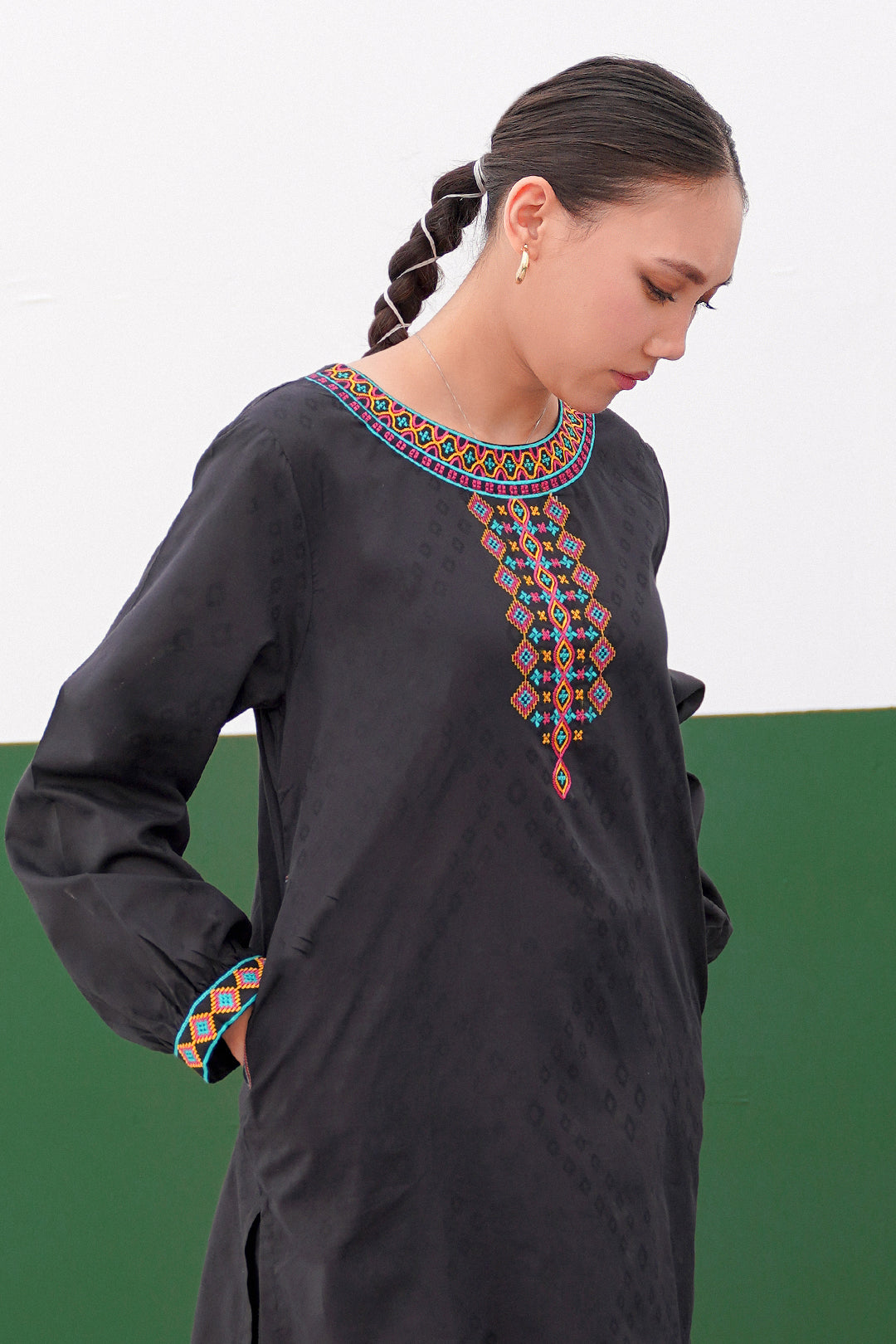 Embroidered Kurta - 0538