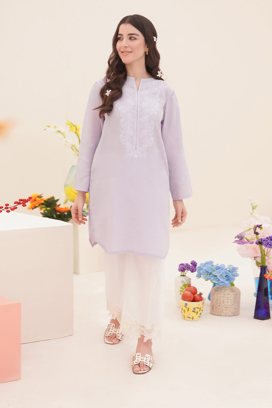 Embroidered Kurta - 0578