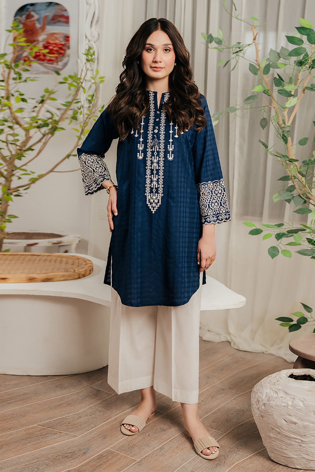 Embroidered Kurta - 0603