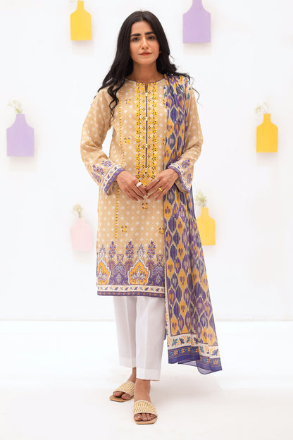 Embroidered  Kurta Dupatta - 0353