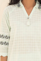 Embroidered Kurta Trouser - 0440