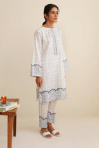 Embroidered Kurta Trouser - 0441