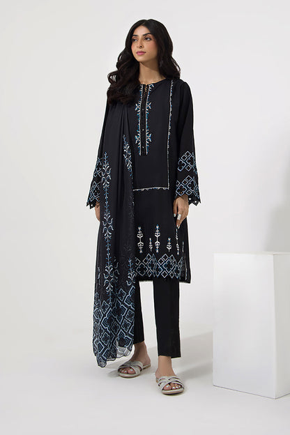 Embroidered Kurta Dupatta - 0445