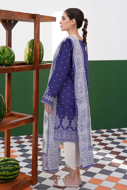 Embroidered Kurta Dupatta - 0634