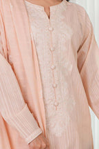 Embroidered Kurta Dupatta Trouser - 0597