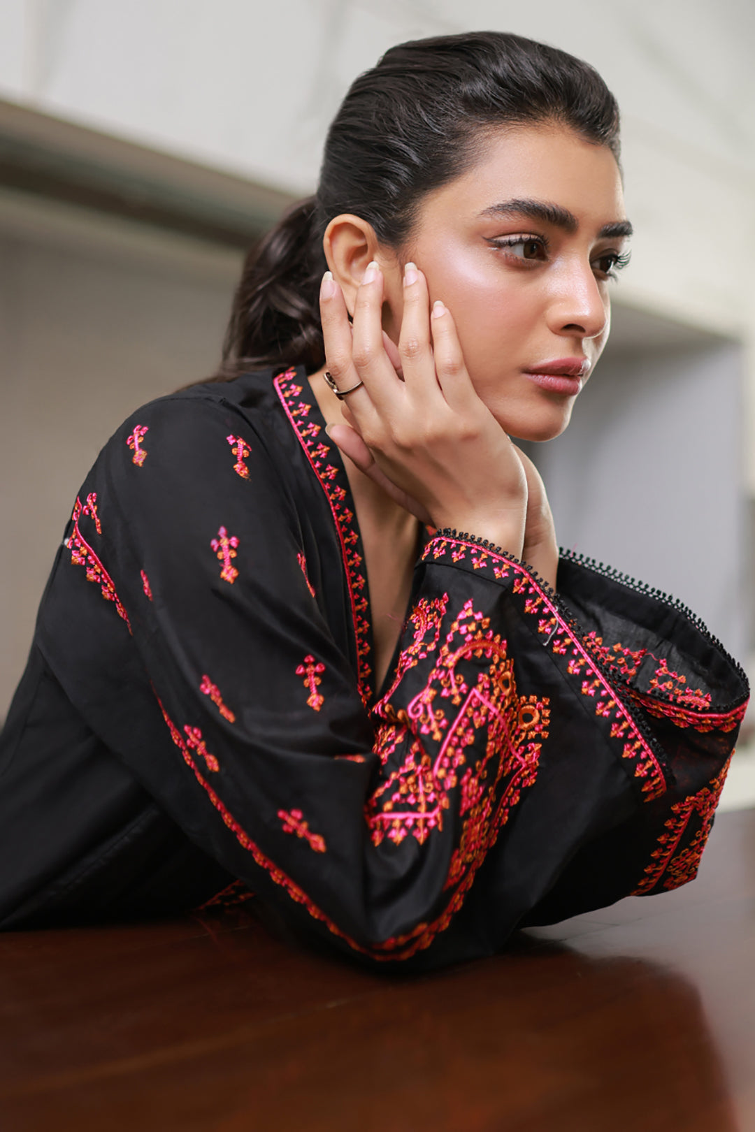 Embroidered Kurta - 1160