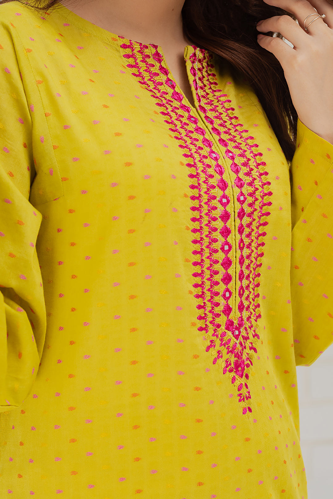 Embroidered Kurta - 1163