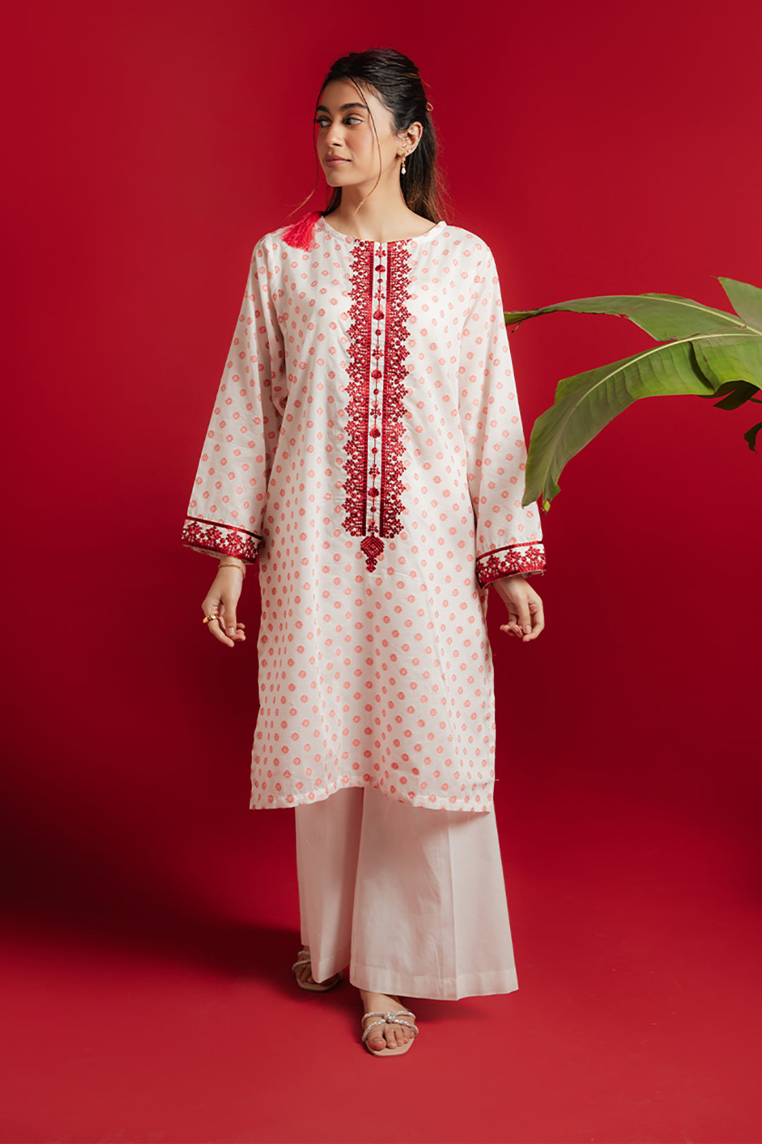 Embroidered Kurta - 1165