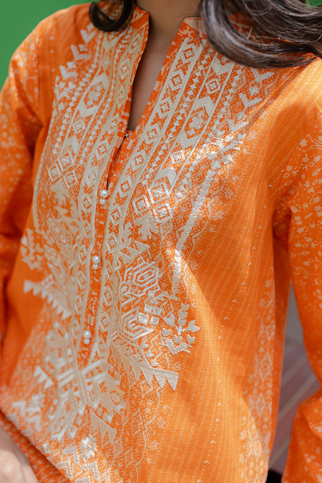 Embroidered Kurta - 1198