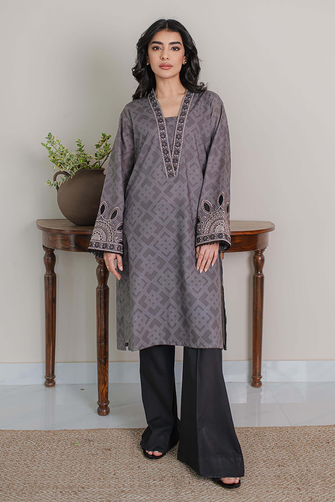 Embroidered Kurta - 1200