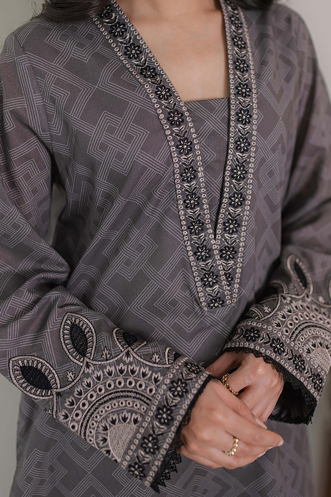 Embroidered Kurta - 1200