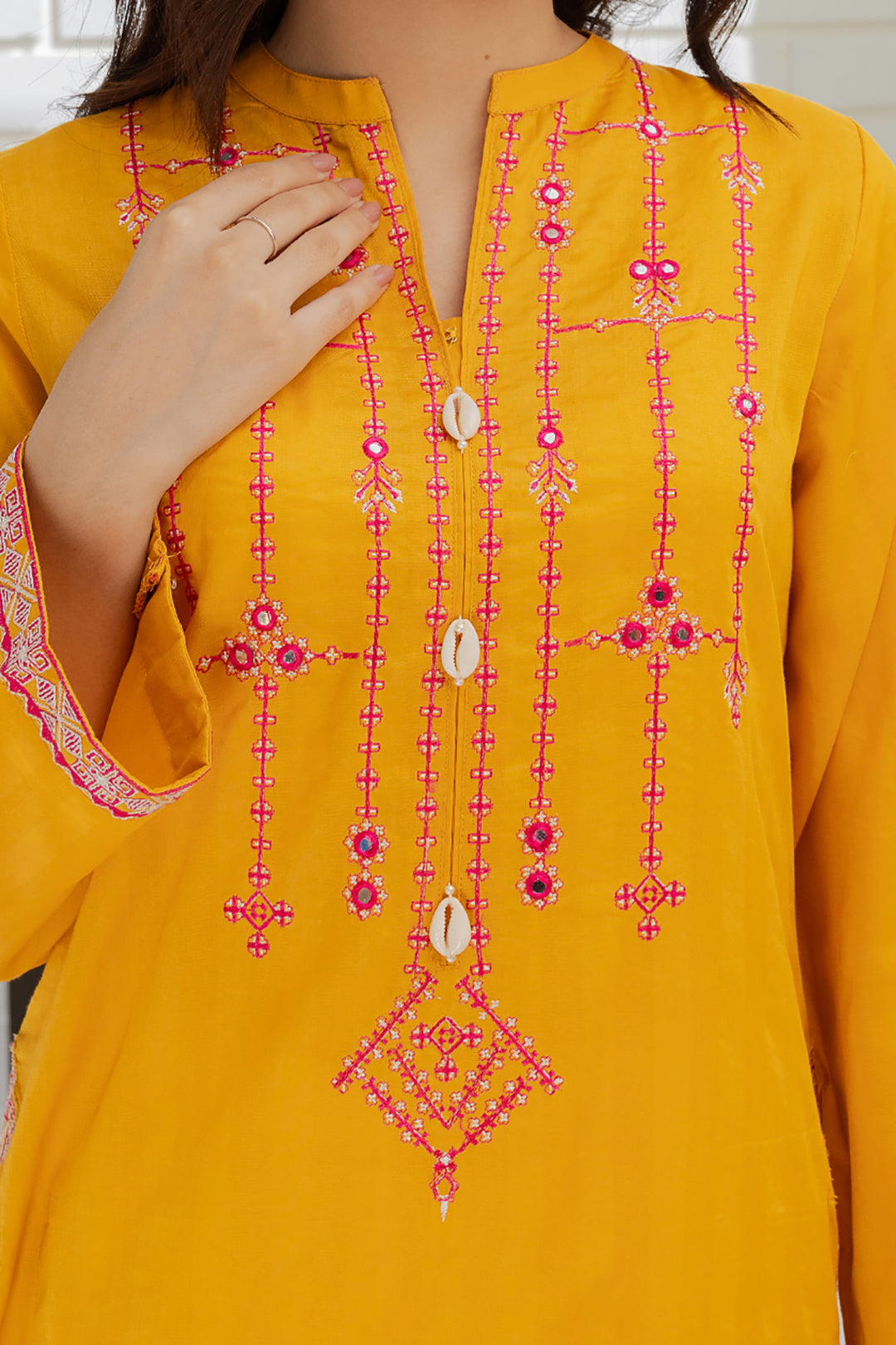 Embroidered Kurta - 1206