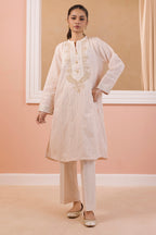 Embroidered Kurta Trouser - 0886
