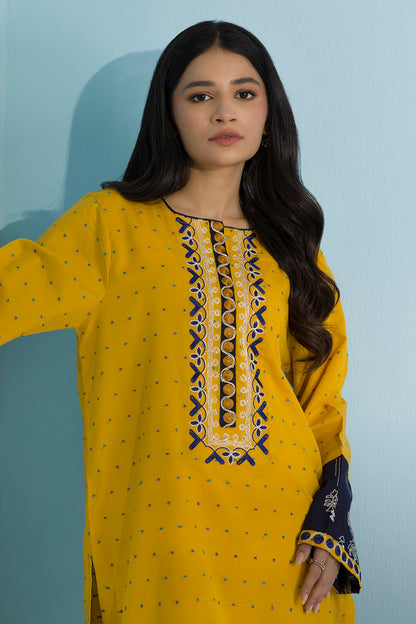 Embroidered Kurta Trouser - 0887