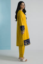 Embroidered Kurta Trouser - 0887