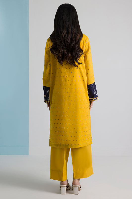 Embroidered Kurta Trouser - 0887