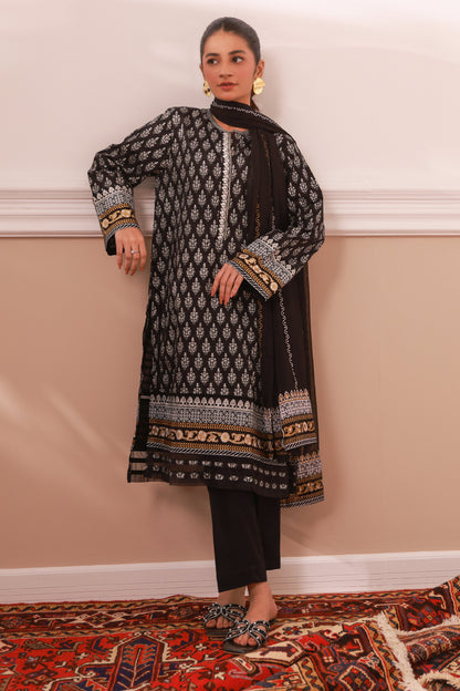 Embroidered Kurta Dupatta - 0973