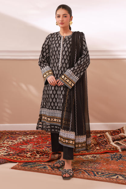 Embroidered Kurta Dupatta - 0973