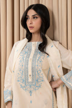 Embroidered Kurta Dupatta - 0974