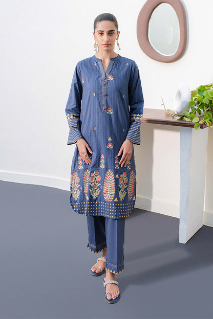 Embroidered Kurta Trouser - 0979