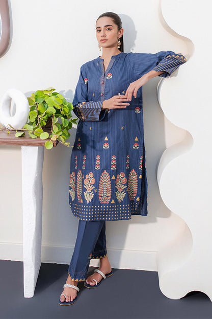 Embroidered Kurta Trouser - 0979