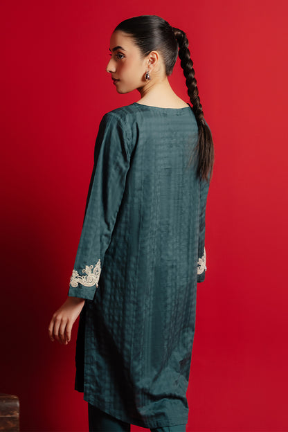 Embroidered Kurta Trouser - 0980