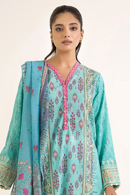 Embroidered Kurta Dupatta - 1065