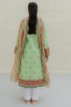 Embroidered Kurta Dupatta - 1071