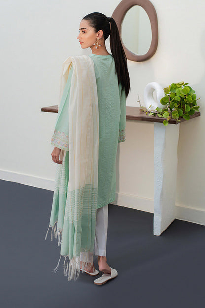 Embroidered Kurta Dupatta - 1088