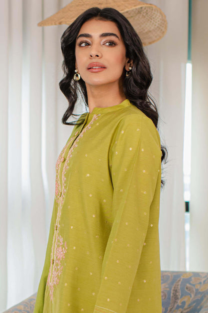 Embroidered Kurta Dupatta - 1089