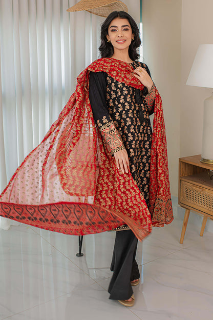 Embroidered Kurta Dupatta - 1090