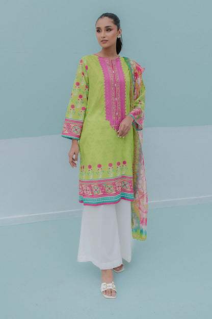 Embroidered Kurta Dupatta - 1102